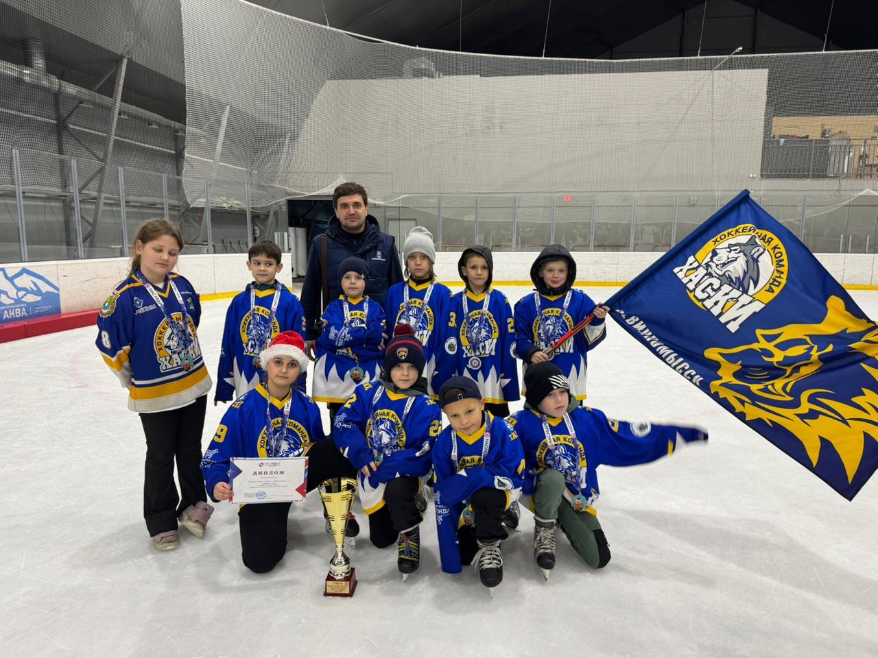 Юные хоккеисты школы по зимним видам спорта города Невинномысска приняли участие в Турнире по хоккею «Наследие»