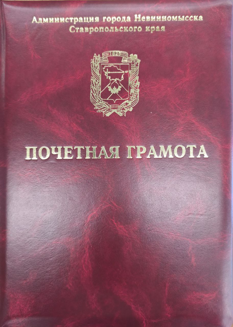 Коллектив школы по зимним видам спорта награжден Почетной грамотой администрации города Невинномысска!